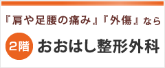 肩や足腰の痛み 外傷なら 2階 おおはし整形外科