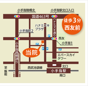 徒歩3分 西友前